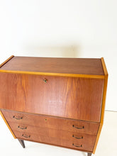 Afbeelding in Gallery-weergave laden, Zweedse Teak Secretaire