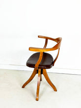 Afbeelding in Gallery-weergave laden, Vintage Draaibare Bureaustoel