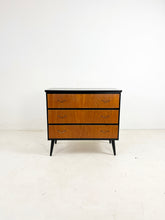 Afbeelding in Gallery-weergave laden, Scandinavisch Ladekast Teak / Zwart