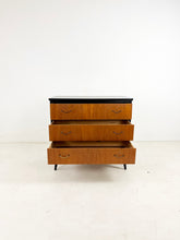 Afbeelding in Gallery-weergave laden, Scandinavisch Ladekast Teak / Zwart