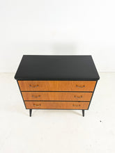 Afbeelding in Gallery-weergave laden, Scandinavisch Ladekast Teak / Zwart