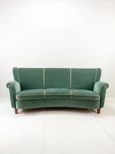 Afbeelding in Gallery-weergave laden, Groene Fluwelen Bank