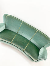 Afbeelding in Gallery-weergave laden, Groene Fluwelen Bank