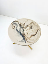 Afbeelding in Gallery-weergave laden, Vintage Marmeren Bijzettafel