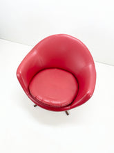 Afbeelding in Gallery-weergave laden, Rode Draaifauteuil