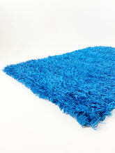 Afbeelding in Gallery-weergave laden, Blauw Vintage Vloerkleed