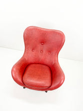 Afbeelding in Gallery-weergave laden, Rode Skai Fauteuil