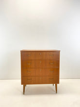 Afbeelding in Gallery-weergave laden, Zweeds Teak Ladekast / Commode