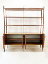 Afbeelding in Gallery-weergave laden, Teak Wandkast / Boekenkast