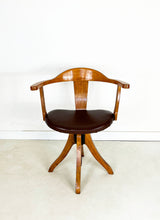 Afbeelding in Gallery-weergave laden, Vintage Draaibare Bureaustoel

