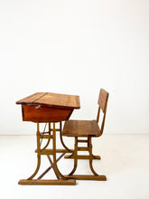 Afbeelding in Gallery-weergave laden, Zweedse Vintage Schoolbank
