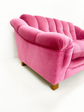 Afbeelding in Gallery-weergave laden, Royaal Roze Mohair Velours Bank
