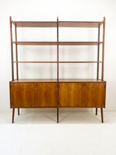 Afbeelding in Gallery-weergave laden, Teak Wandkast / Boekenkast

