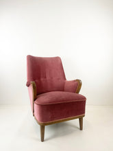 Afbeelding in Gallery-weergave laden, Roze Fluwelen Fauteuil model 'Emma'
