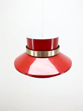 Afbeelding in Gallery-weergave laden, Rode Metalen Hanglamp
