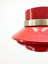 Afbeelding in Gallery-weergave laden, Rode Metalen Hanglamp
